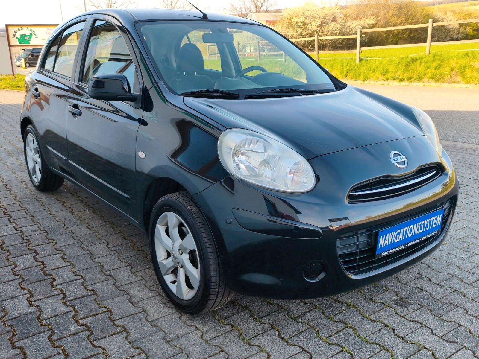 Nissan Micra Acenta, 80PS, NAVI, PDC, KLIMA, TÜV NEU !!