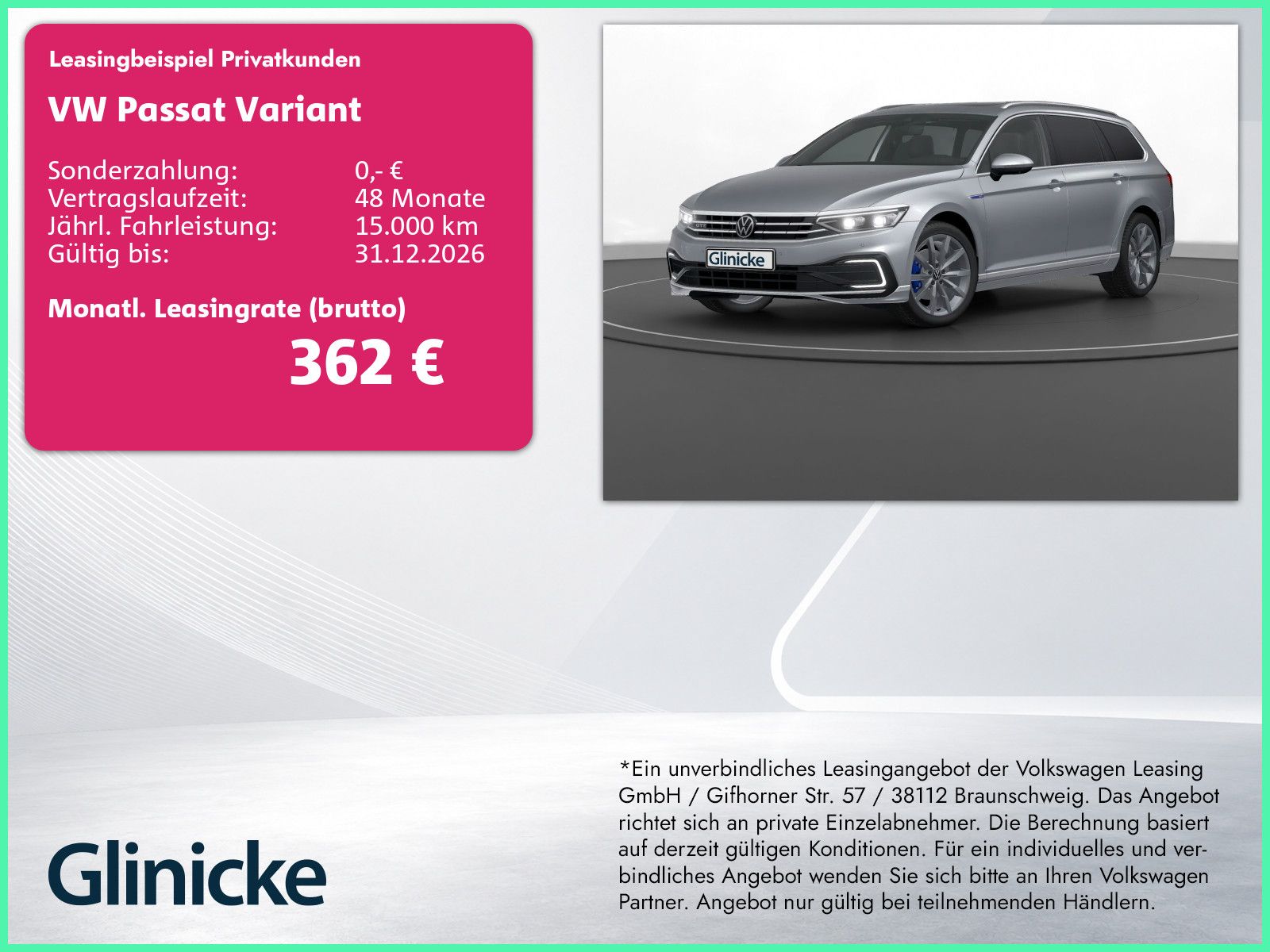 Volkswagen Passat Variant GTE AHK Pano Matrix LM 18" Navi 3