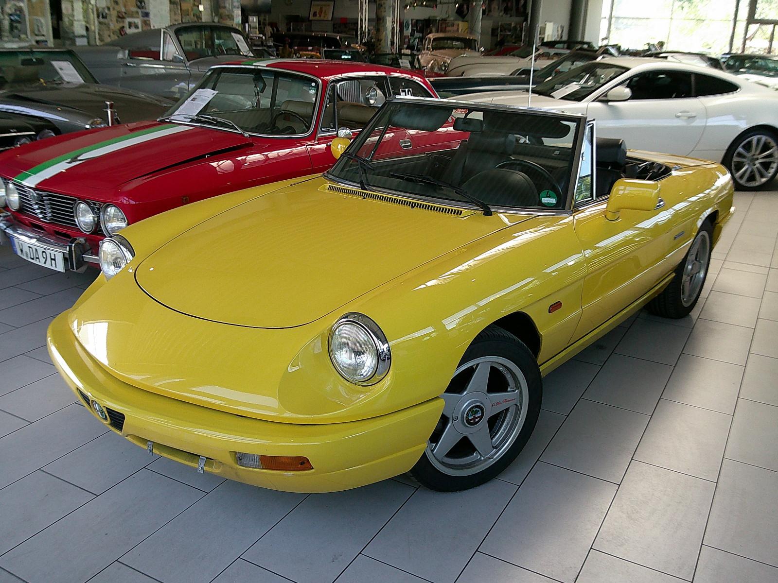 Alfa Romeo Spider 2.0- darf es auch ´mal frech gelb sein ?
