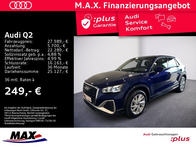 Q2 35 TFSI S LINE +MATRIX+NAVI+AHK+KAMERA+SONOS+