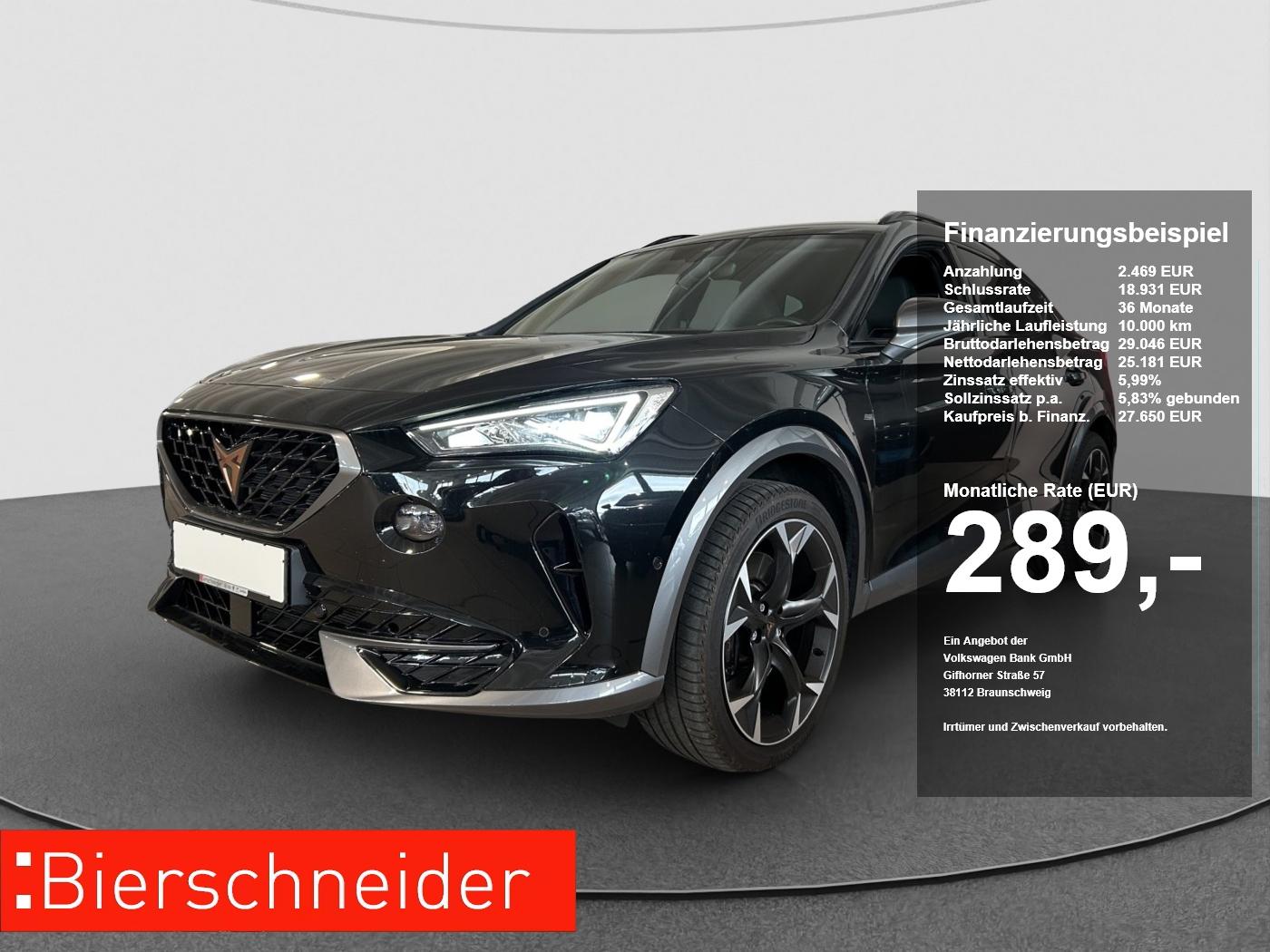 Cupra Formentor 2.0 TSI DSG VZ 19 KAMERA ACC DCC
