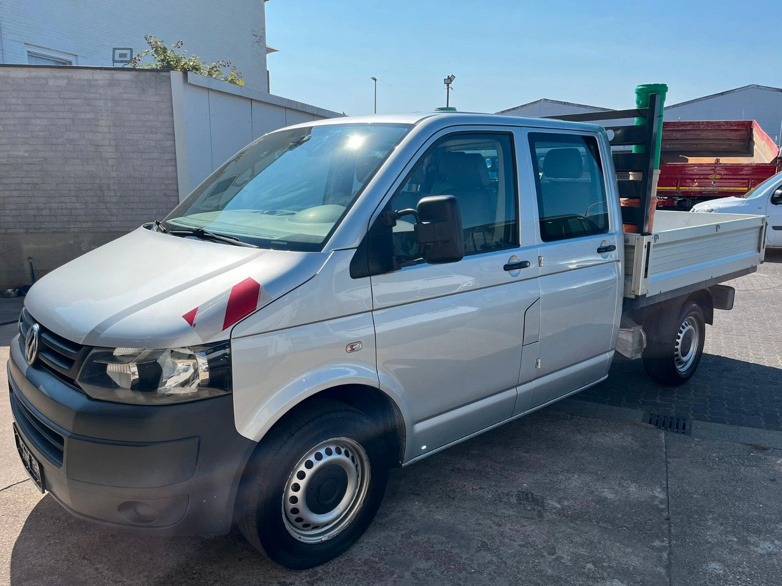 Volkswagen T5*DoKa-Pritsche*2.0TDI*TüV-Neu*KLIMA*AHK