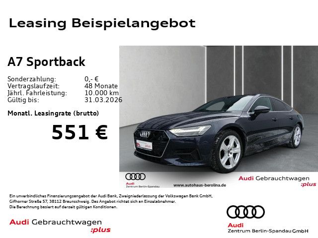 Audi A7 Sportback 45 TDI qu. S tronic *PANO*HuD*AHK*