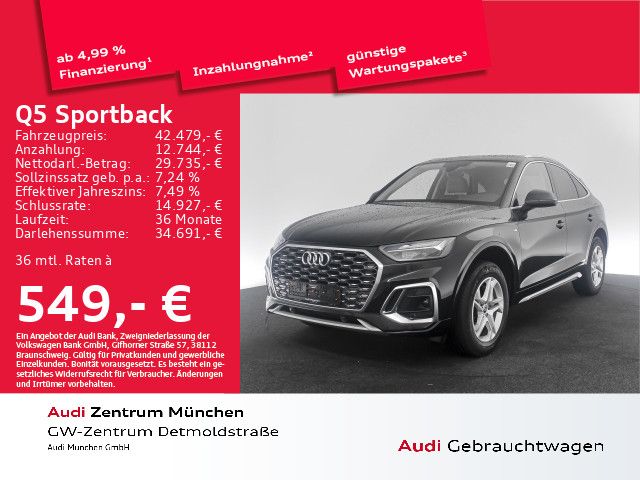 Audi Q5 Sportback 50 TFSI e qu. S tronic S line Virtu