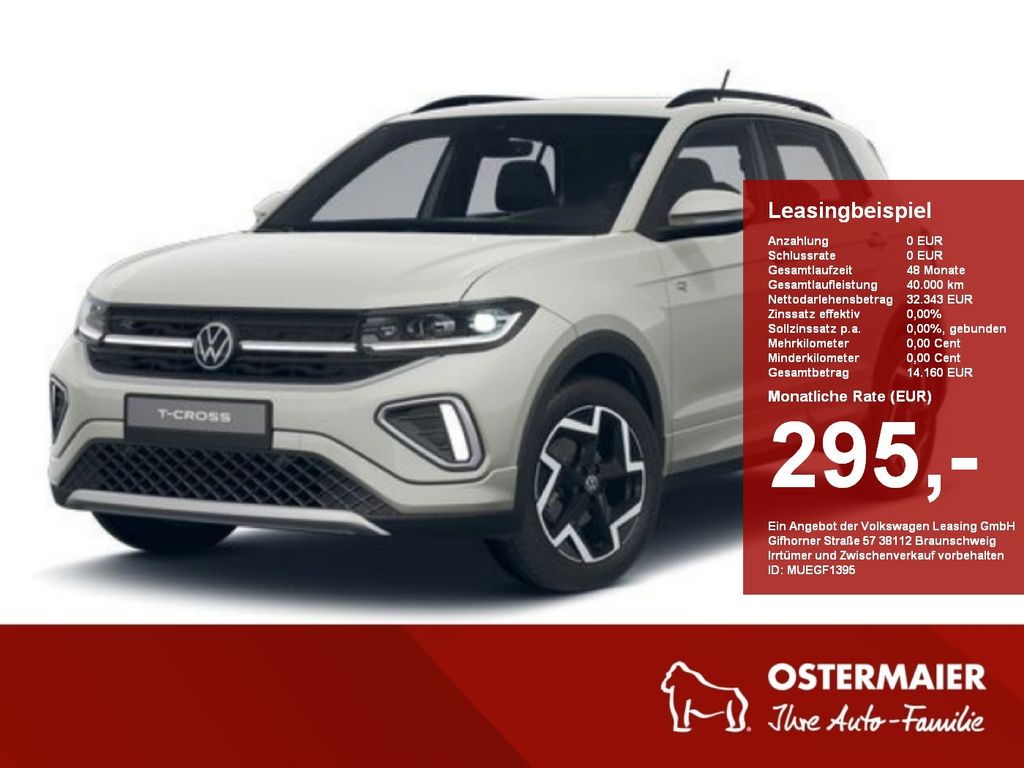 Volkswagen T-Cross R-Line 1.0TSI 116PS DSG 5J-GARANTIE,KLIM