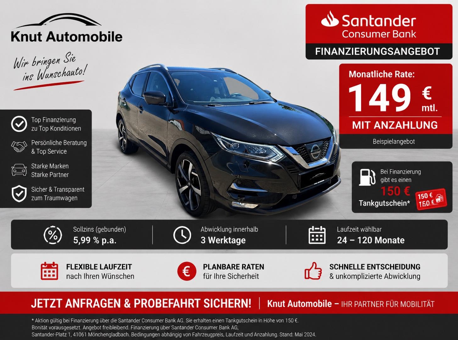 Nissan Qashqai 1.2 Tekna *Pano*Navi*360*LED*1.Hd*AHK*