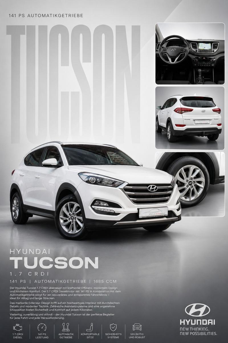 Hyundai Tucson 1.7 CRDi *KLIM*SHZ*TEMP*NAVI*CAM*TW*AHK*