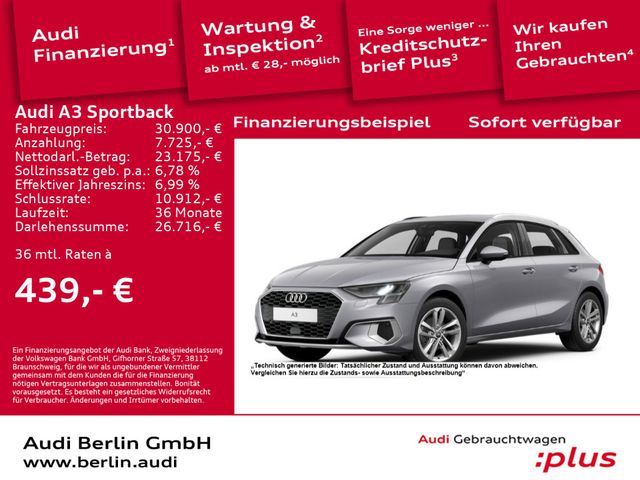 Audi A3 Sportback Advanced 30 TDI 6-G. LED VIRTC DAB