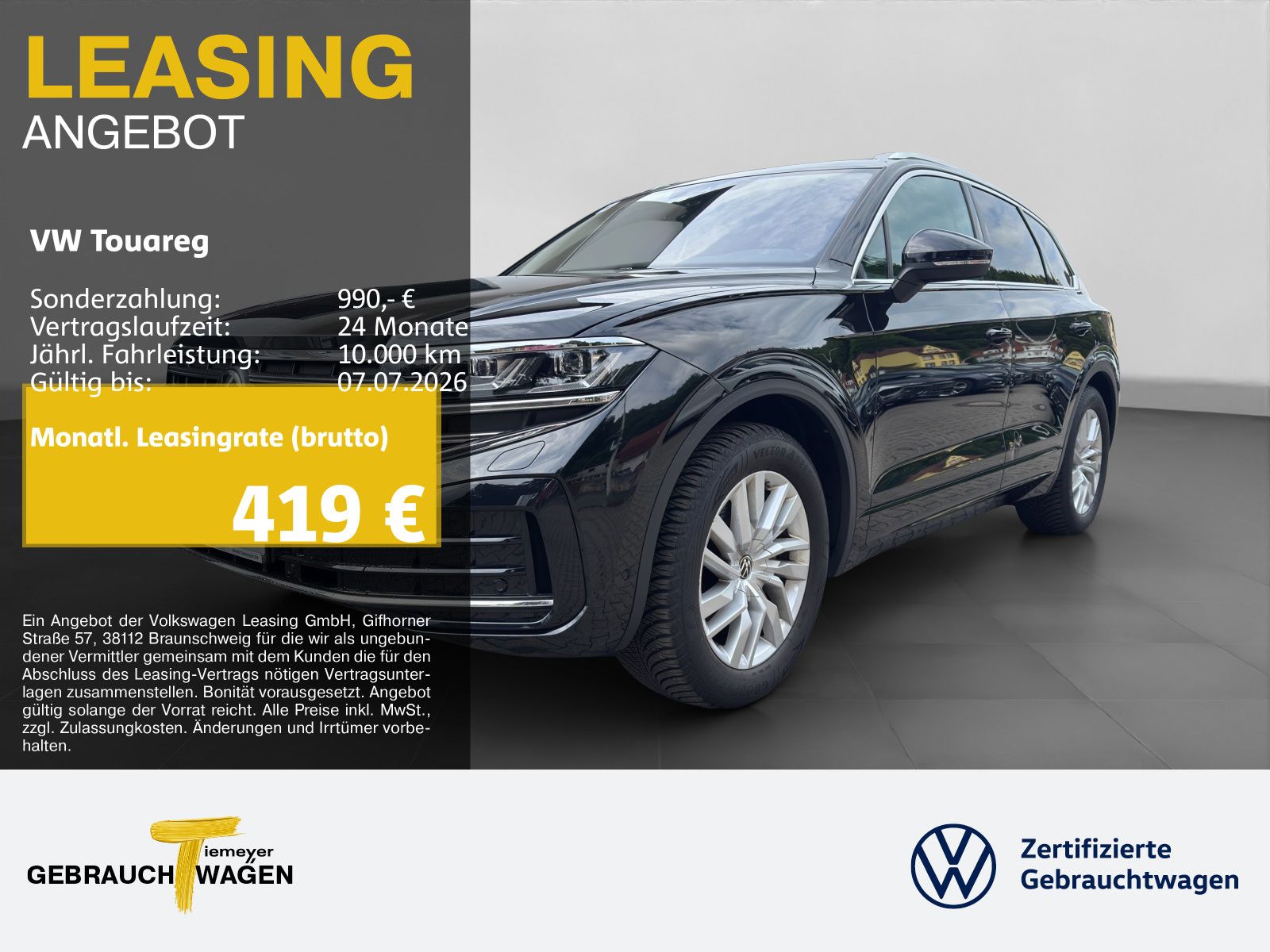 Volkswagen Touareg 3.0 TDI 4M ELEGANCE LUFT AHK IQ.DRIVE ME