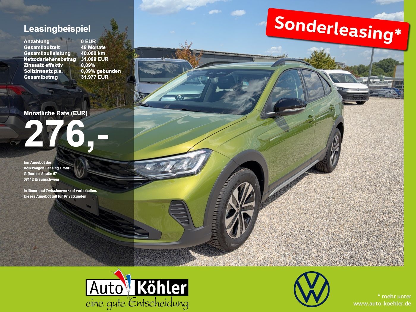Volkswagen Taigo ENERGY 1.0 l TSI DSG AHK/CarPlay/Kamera