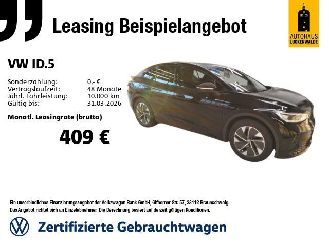 ID.5 GTX *IQ-MATRIX*AHK*WärmeP*NAV*R-CAM*SHZ*