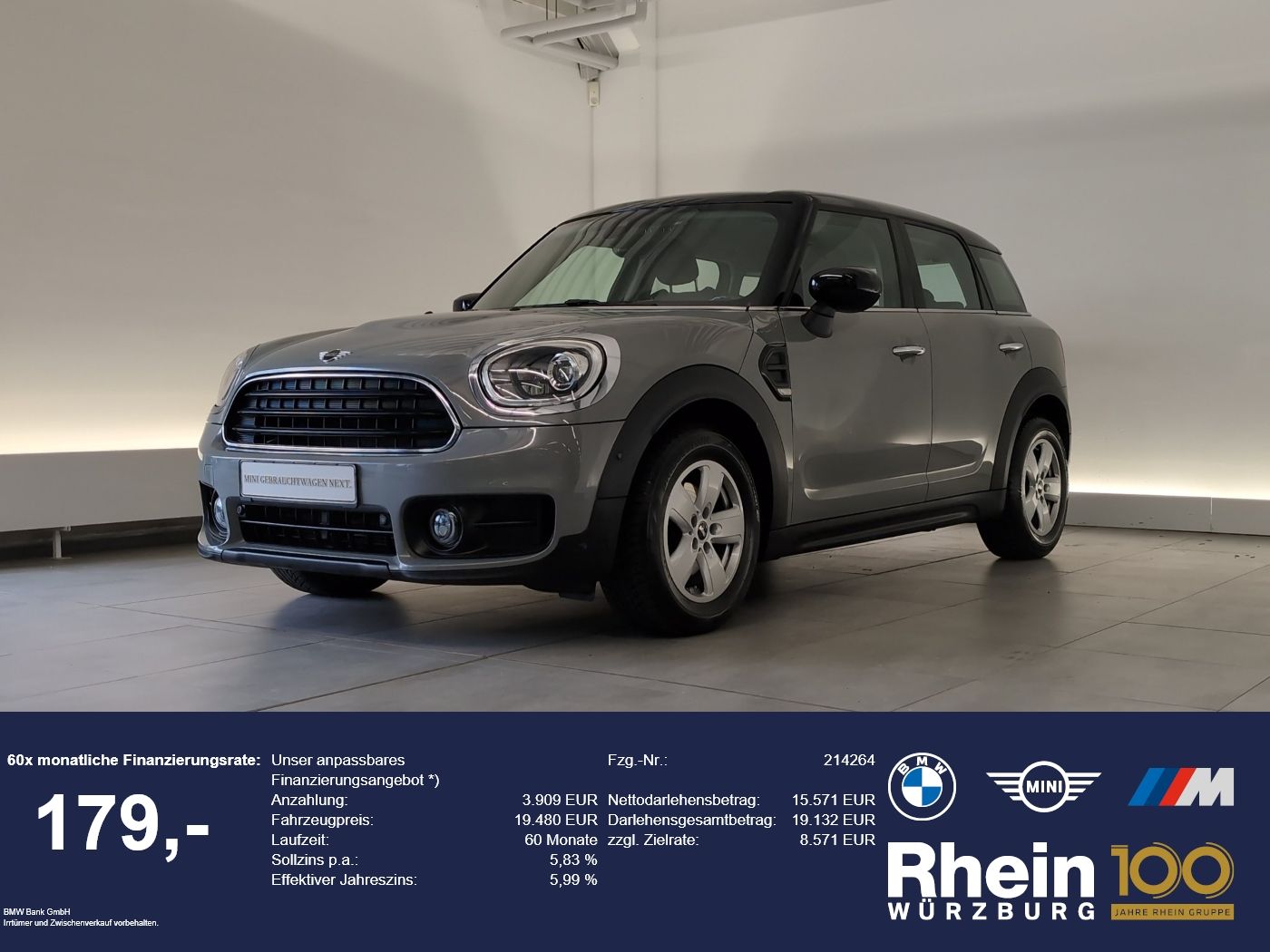 MINI Cooper D Countryman LED/SHZ/PDCvo+hi LED/SHZ/PDC
