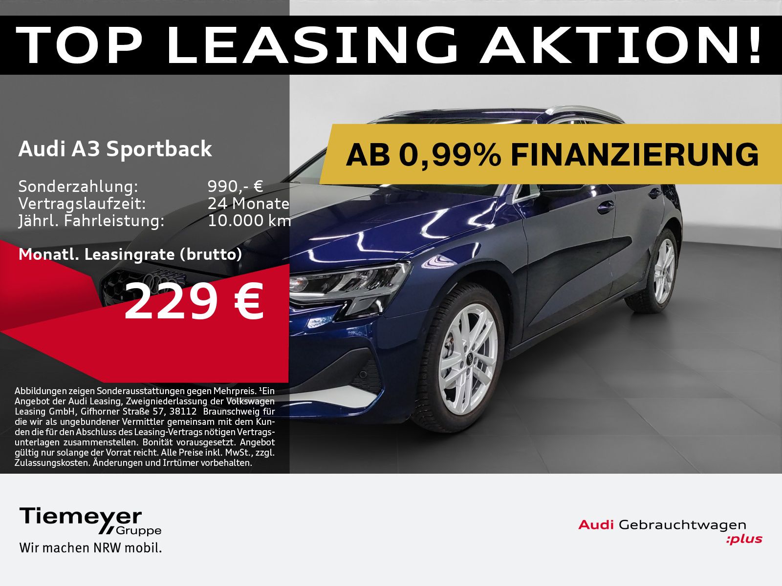 Audi A3 Sportback 30 TFSI ADVANCED LM18 KAMERA NAVI A