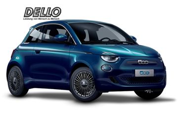 Fiat Leasingangebot: Fiat 500e LaPrima TopPlus-Paket Rückfahrkamera JBL-So