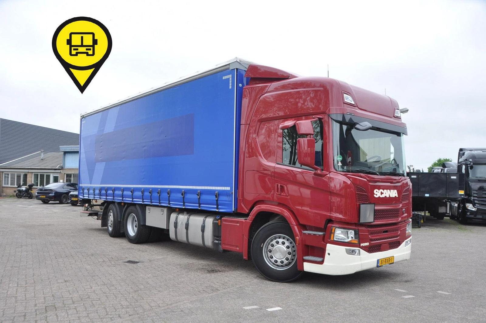 Scania P280 6X2 2023 125.790km KRONE 8,2m DHOLLANDIA