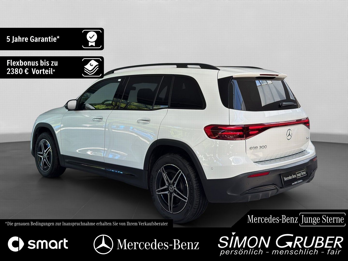 Fahrzeugabbildung Mercedes-Benz EQB 300 4M AMG Pano Fahrassist 7Sitze Mod 2026