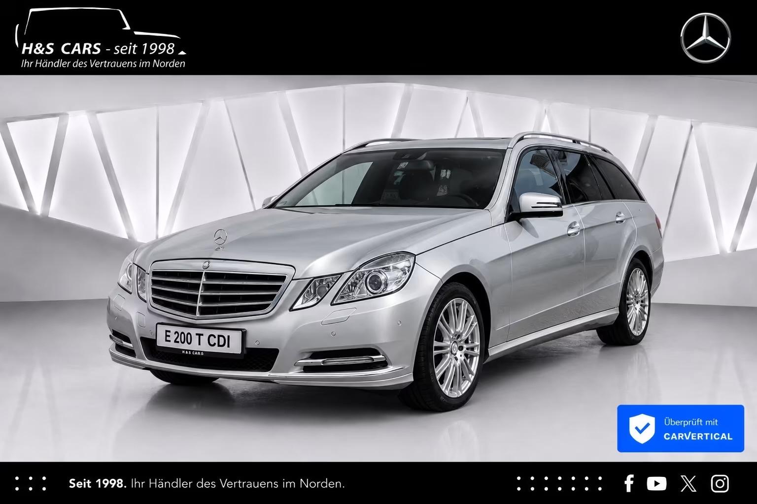 Mercedes-Benz E 200 CDI T BE 2.H BI-XEN NAV SCHIEBD AKT PARKAS