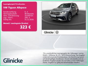 Volkswagen Tiguan Allspace 2.0 TDI 4M R-Line AHK Pano Matri