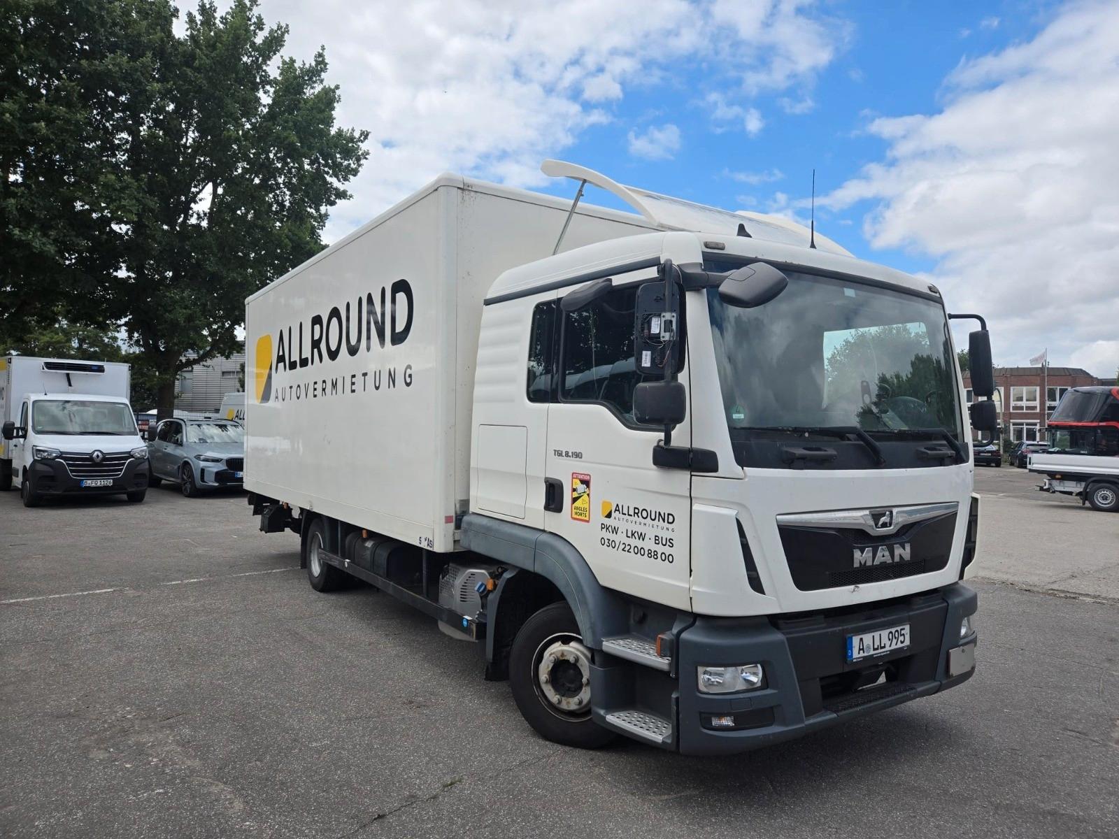 MAN TGL 8.190 FFH / Koffer / LBW