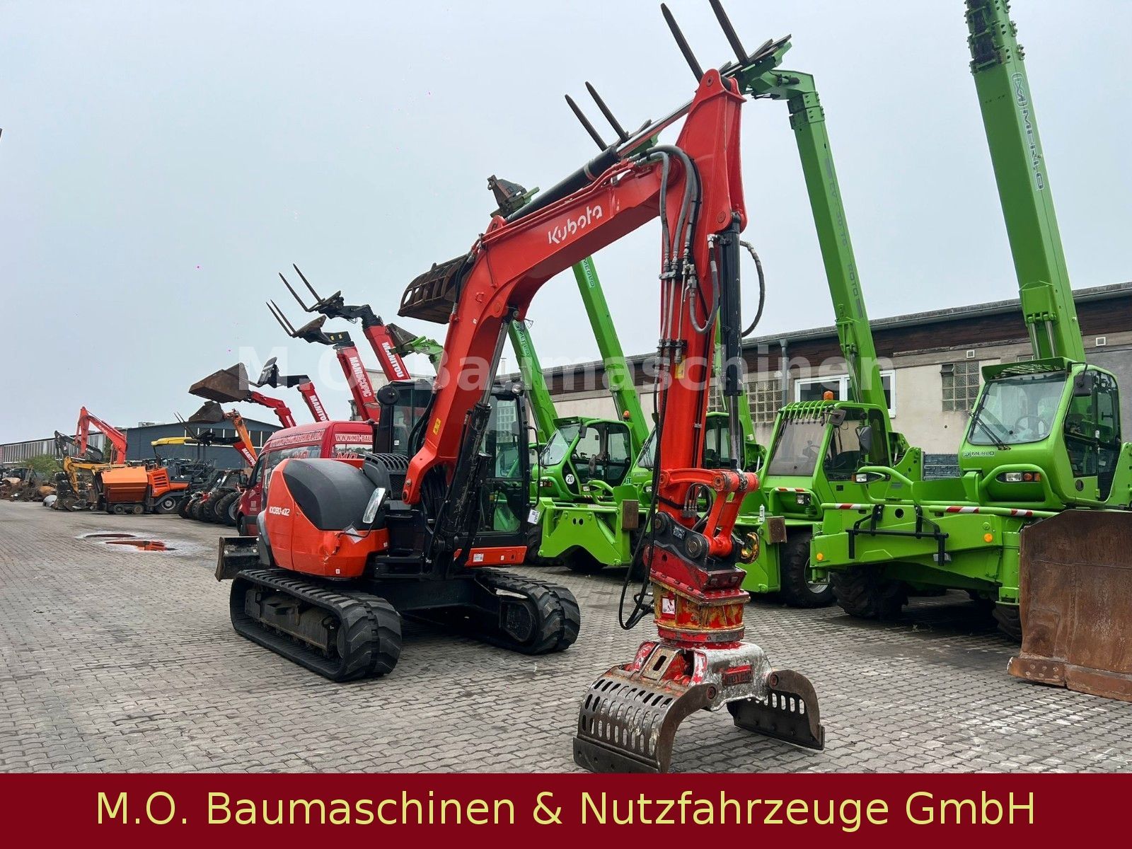 Fahrzeugabbildung Kubota Kubota KX 080 -4a2 / Rotar RG 9N Sortiergreifer/