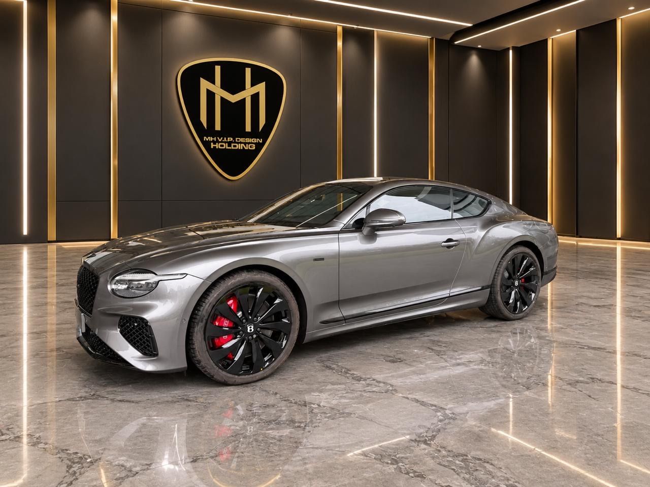 Bentley Continental GT Black Edition Tungsten Gri