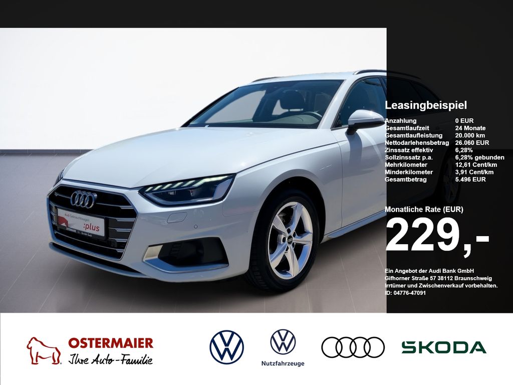 A4 Avant ADVANCED 35 TFSI S-TRONIC LED.NAVI.ALU