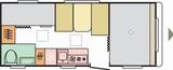 Adria Aviva 522PT   Mover TOP Zustand - Adria Etagenbett