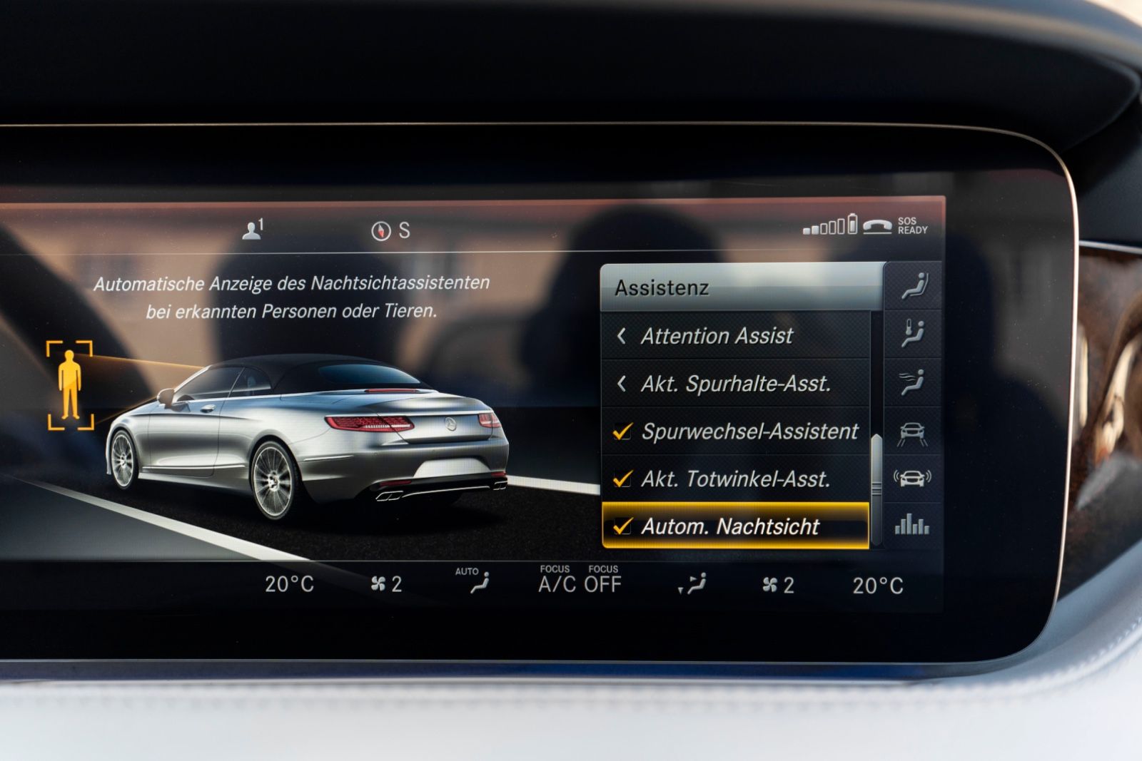 Fahrzeugabbildung Mercedes-Benz S 560 Cabriolet BURMESTER HUD 360° ACC LUFT TOTW