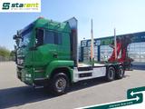 MAN TGS 26.480 6x6 Holzaufbau mit Kran (Palfinger)