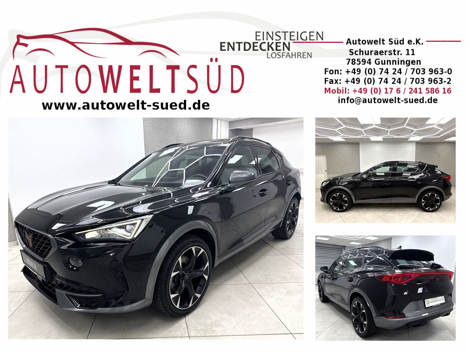 CUPRA Formentor 1.5 TSI Pano ACC 360° AHK Navi+ LED 2x