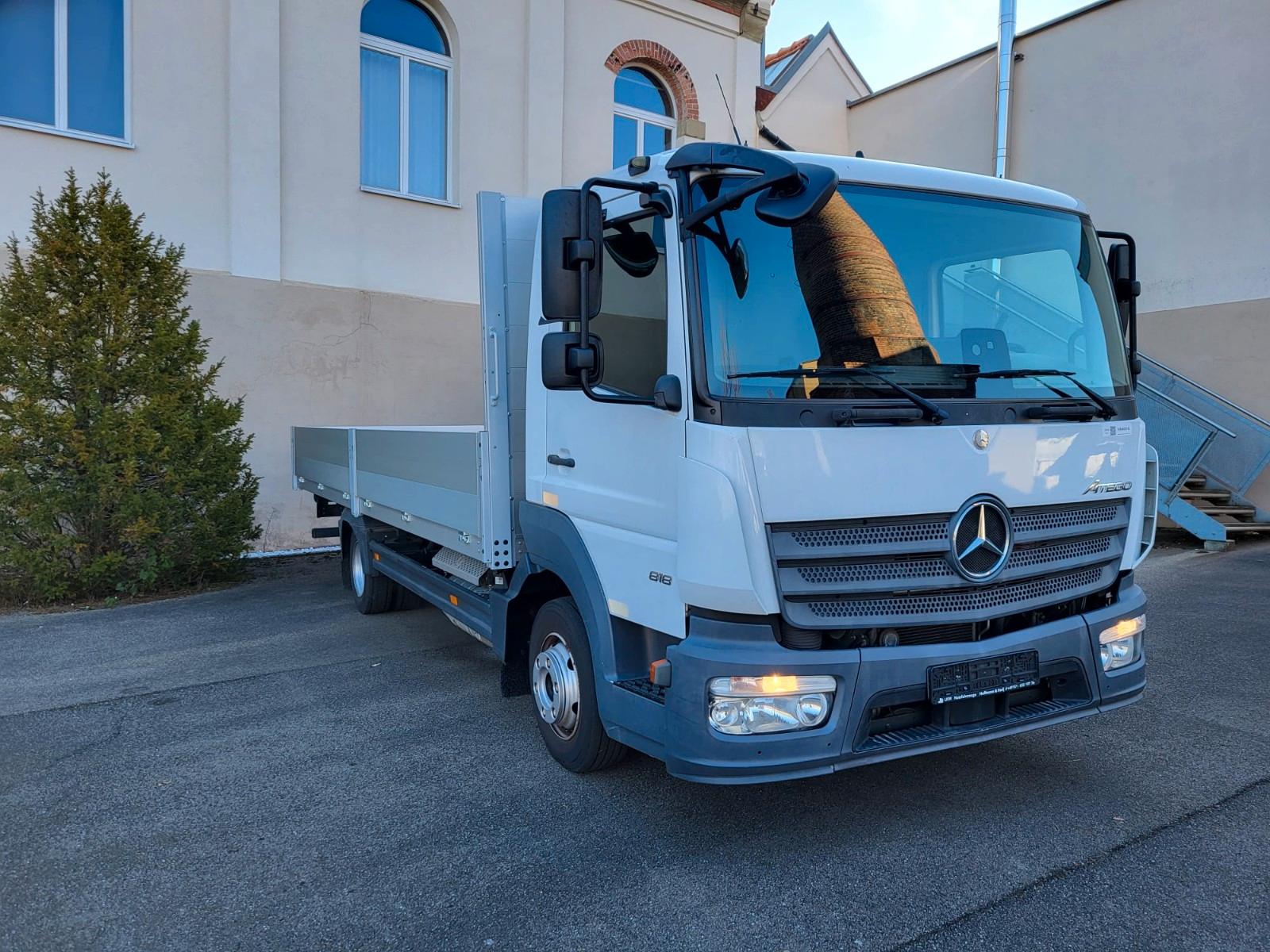 Mercedes-Benz Atego 818,Pritsche neu,BL,Klima,Motorbremse