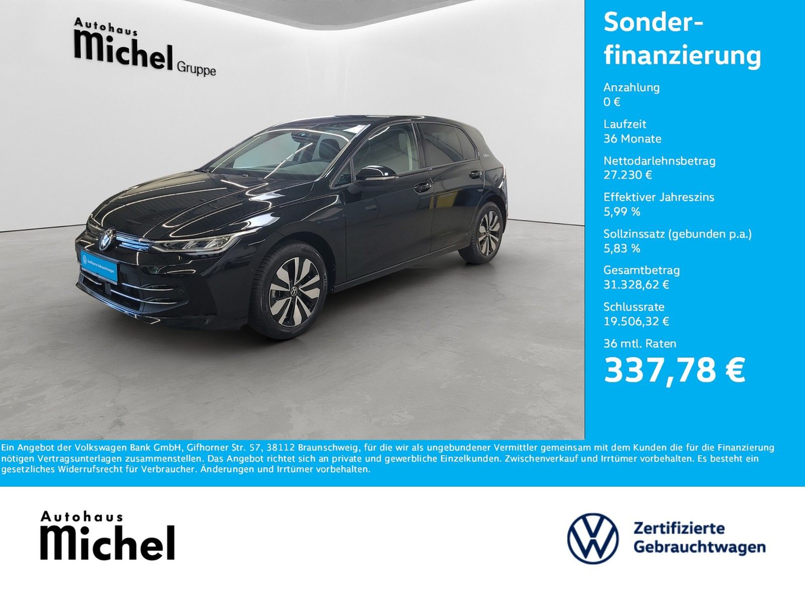 Volkswagen Golf 8 eTSI DSG Goal ACC LED Navi Kamera foto 2