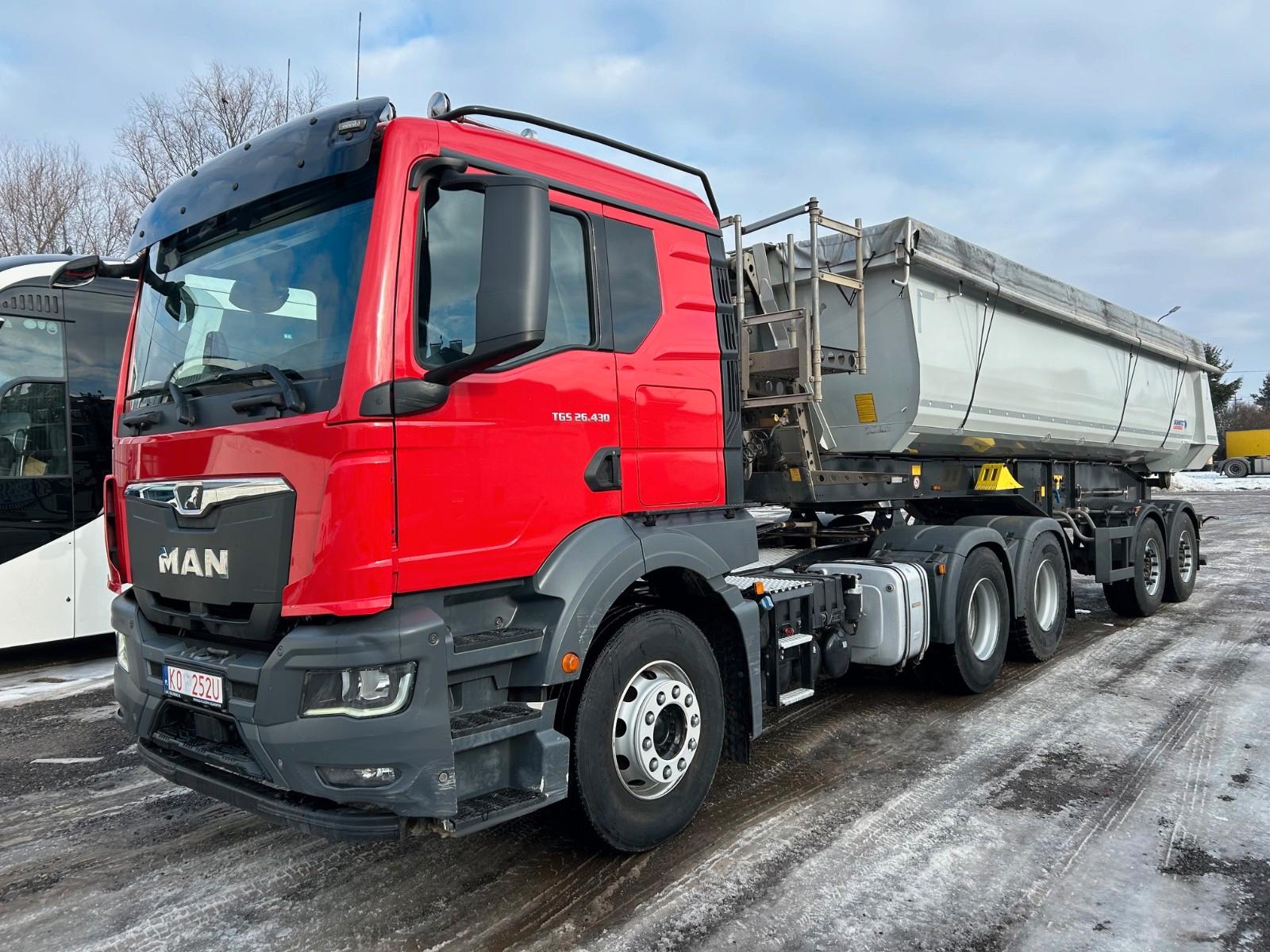 MAN TGS 26.430 6X4 2022 + SCHMTIZ SCB.S2 KIPPER