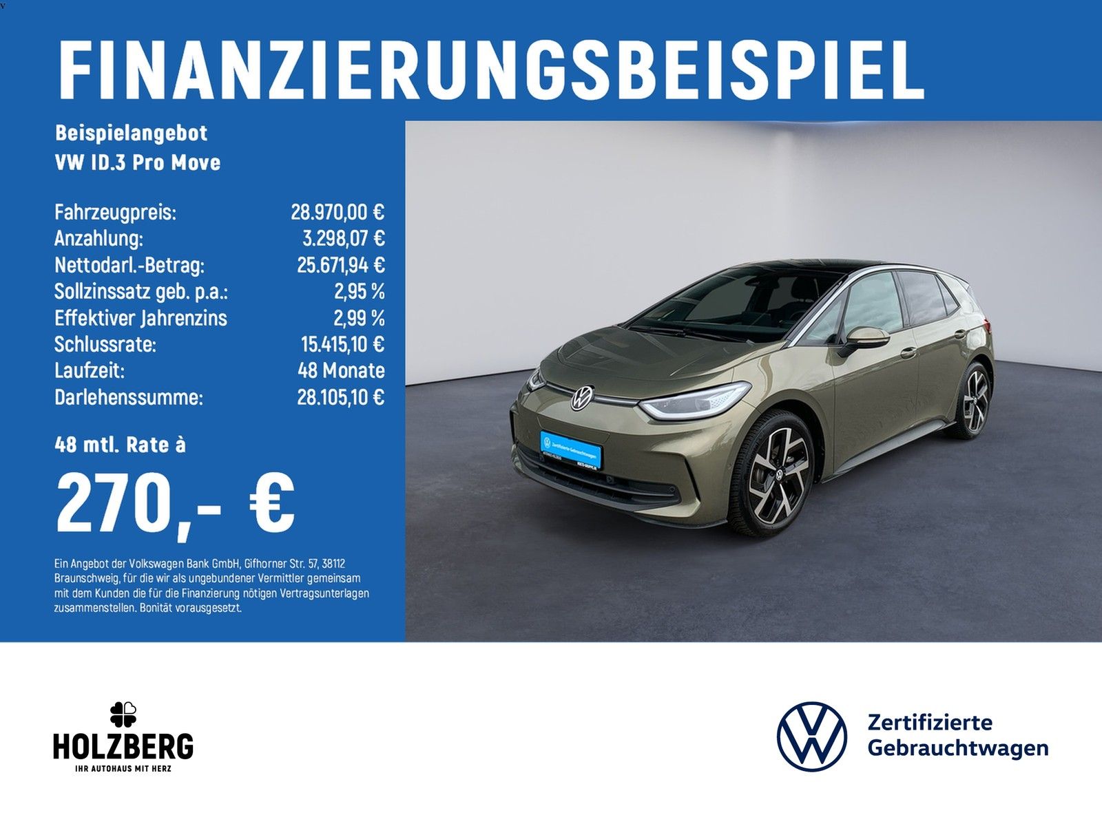 Volkswagen ID.3 Pro Move ergoActive+IQLight+ACC