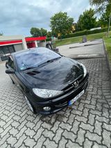 Peugeot 206 CC  - Peugeot 206 mit Benzin-Antrieb: Schwarz, Leder, Cabrio