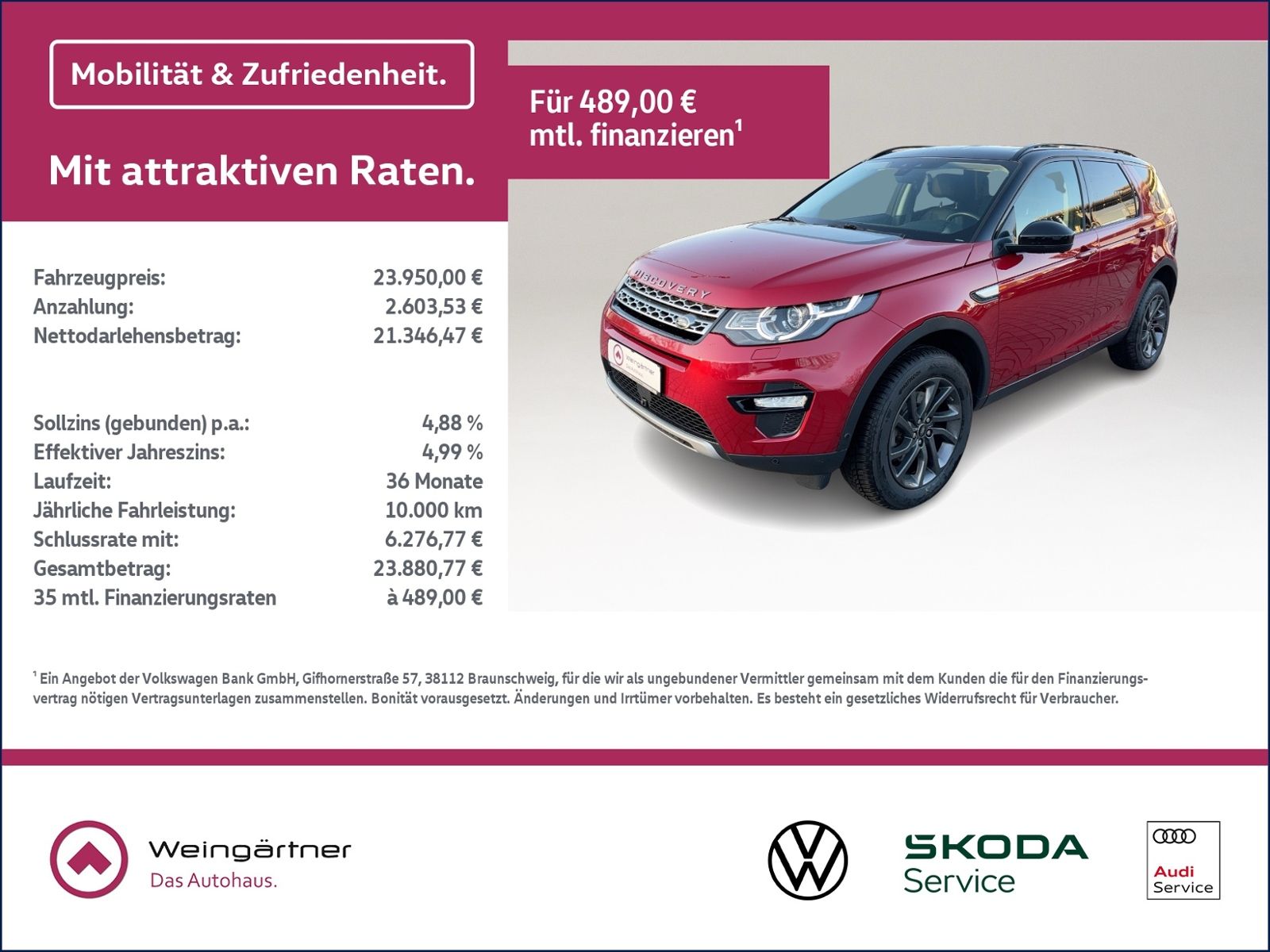 Discovery Sport 2.0 Si4 HSE, Bi Xenon, ACC, Sitz