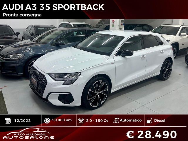 Audi A3 SPB 35 TDI S tronic S line FINANZIABILE