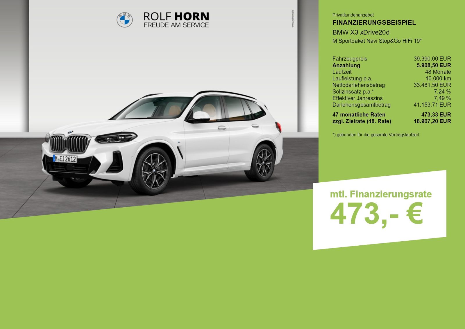 BMW X3 xDrive20d M Sportpaket Navi Stop&Go HiFi 19" foto 3