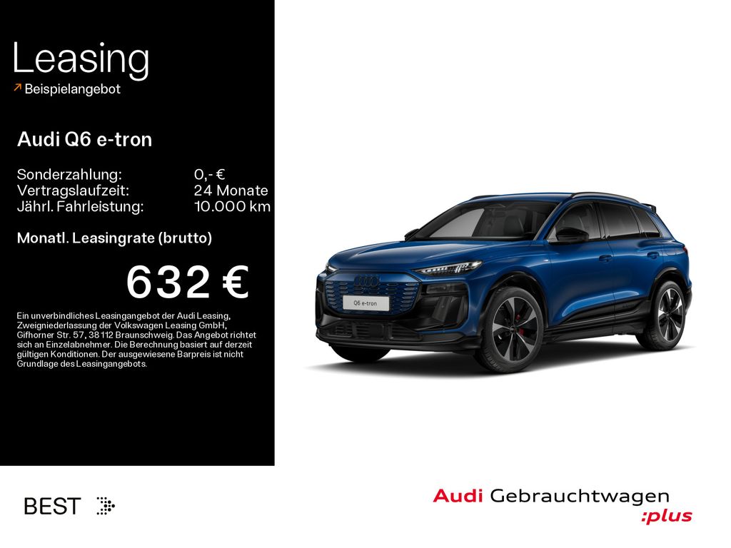 Audi Q6 e-tron performance S-LINE*0,25%*MATRIX*HUD*LU