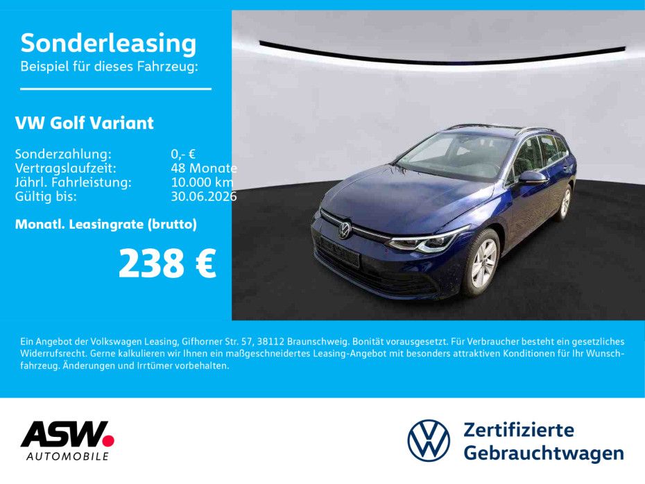 Golf Variant Life 1.0 TSI LED NAVI RFK ACC SHZ