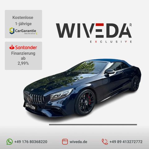 Mercedes-Benz S63 AMG 4Matic Cabrio Designo V8~Massage~Night-V