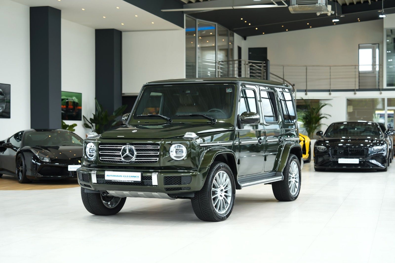 MERCEDES-BENZ G 400d*AMG-LINE*DESIGNO-OLIV*BURMES*360°KAM*SHD