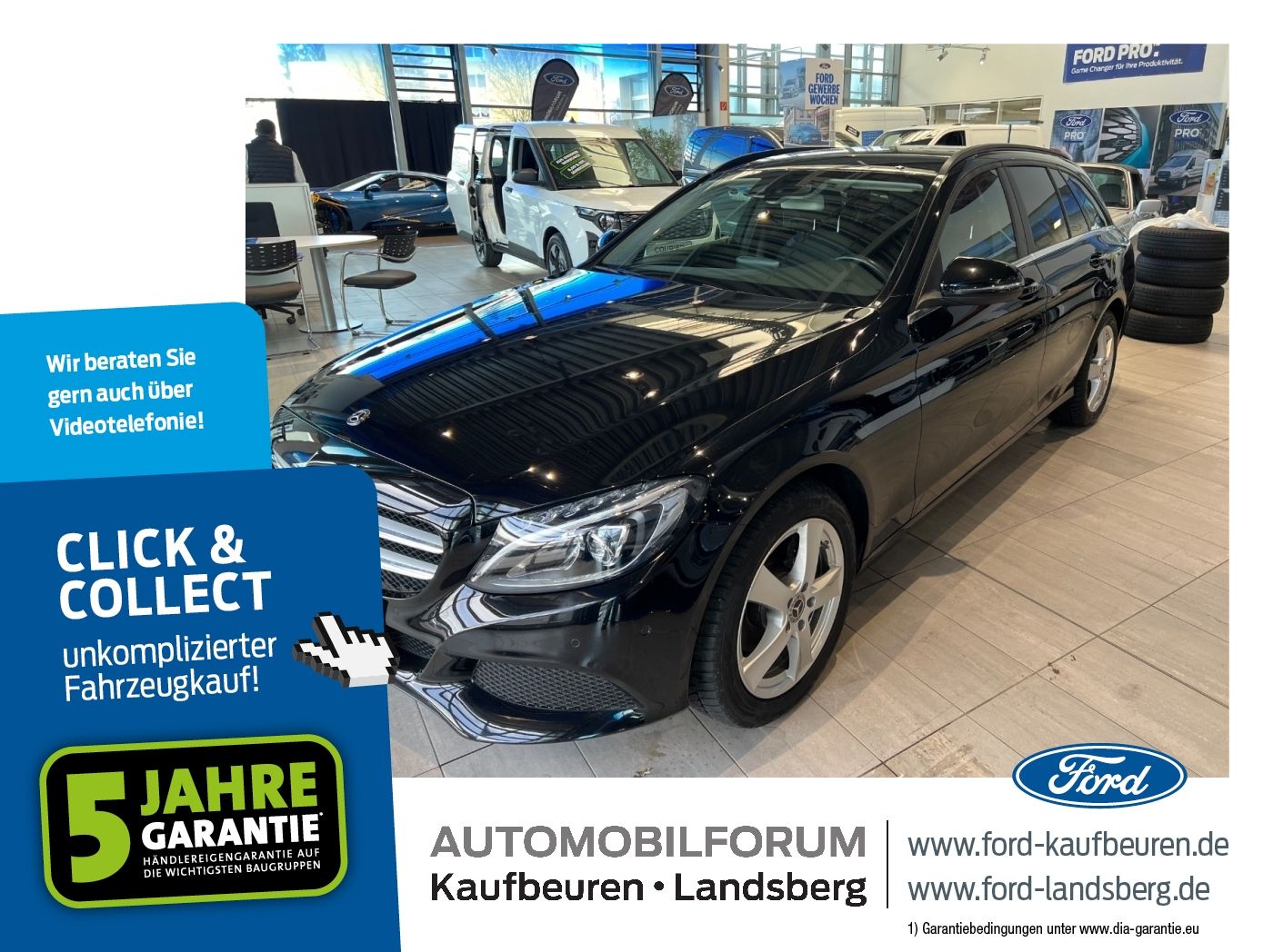 MERCEDES-BENZ C 220 d T 2. Hd. ACC LED Navi SHZ PDC 8-fach