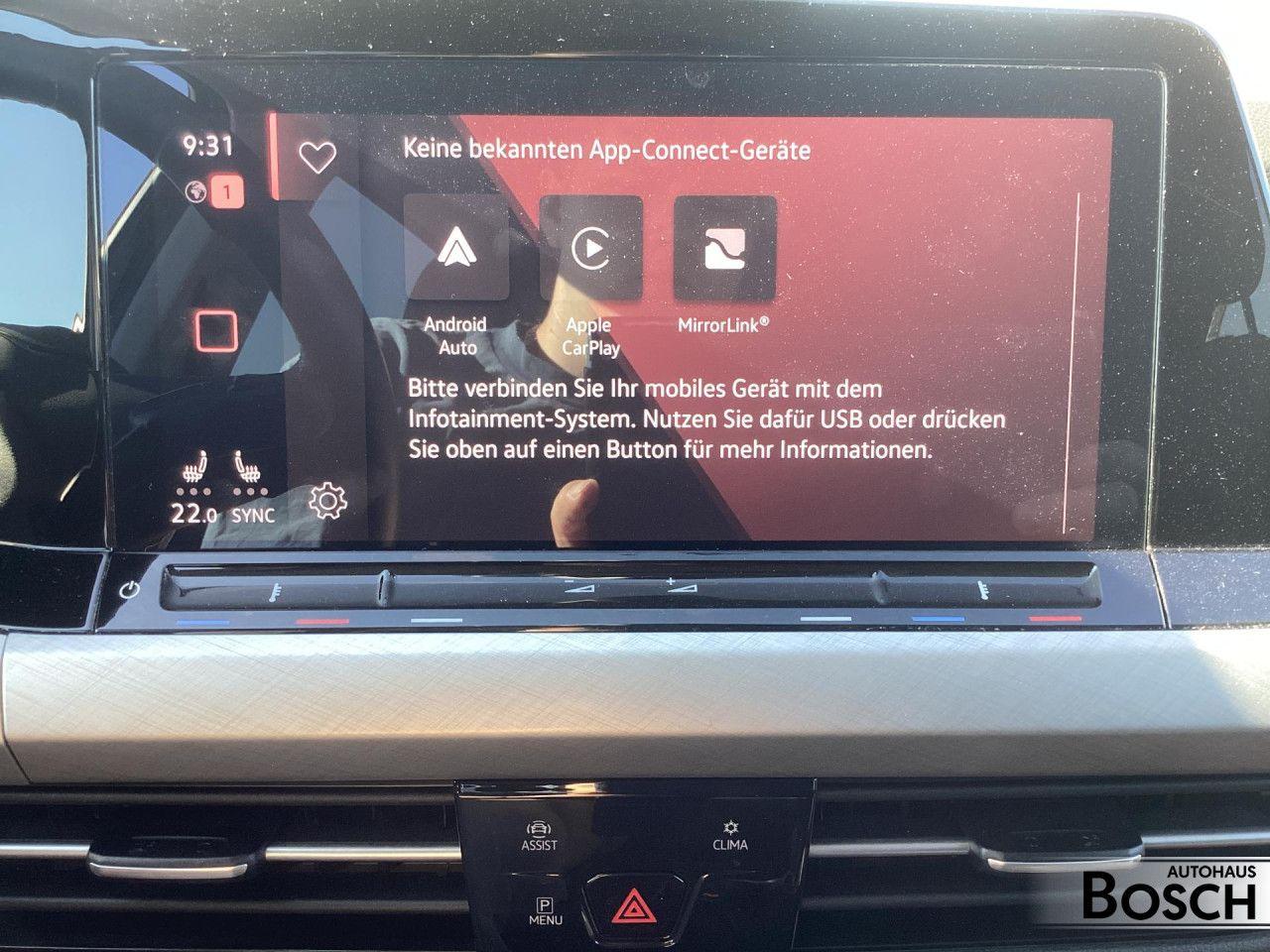 Volkswagen Golf VIII 1.5 TSI Life Navi RFK SHZ LED Klima, миниатюра 7