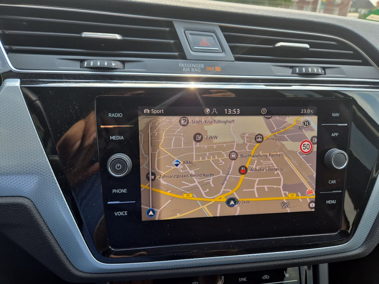 Volkswagen Touran Goal Automatik 7 Sitze / AHK/ACC/ Kamera, миниатюра 20