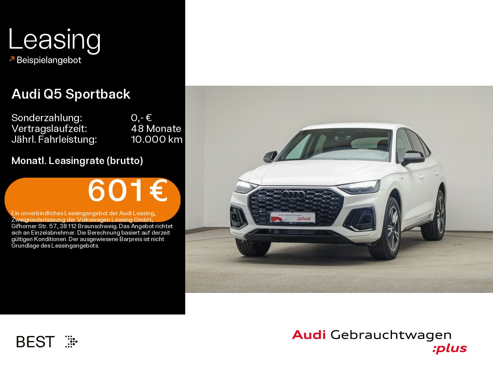 Audi Q5 Sportback S line 55 TFSI e AHK, Leder, B&O
