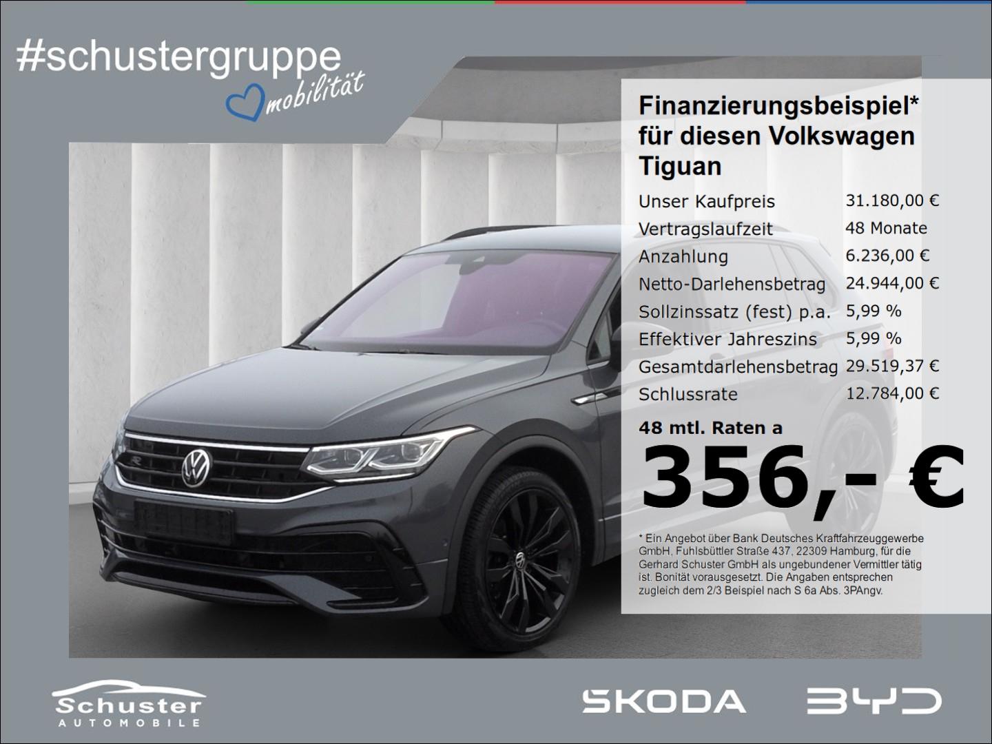 Volkswagen Tiguan R-LINE 4Mot TDI*200PS AHK IQ-LED ACC 20*