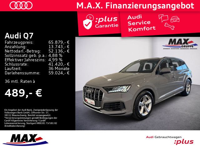 Q7 55 TFSI QUATTRO 7 SITZE+MATRIX+AHK+LUFT+PANO+