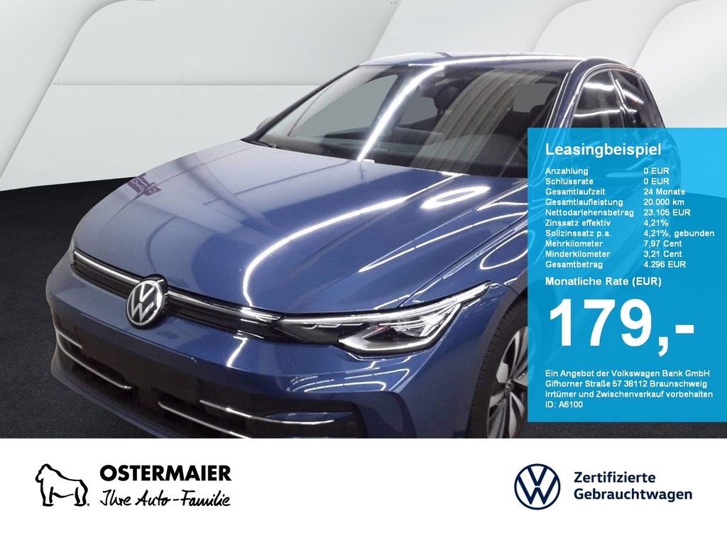 Volkswagen Golf VIII GOAL 1.5TSI 116PS ACC.AHK.NAVI+VC.2xPD