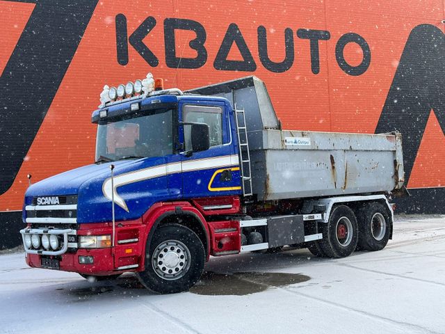 Scania T 144 460 6x2 V8 TORPEDO / FULL STEEL / DRUM BRA